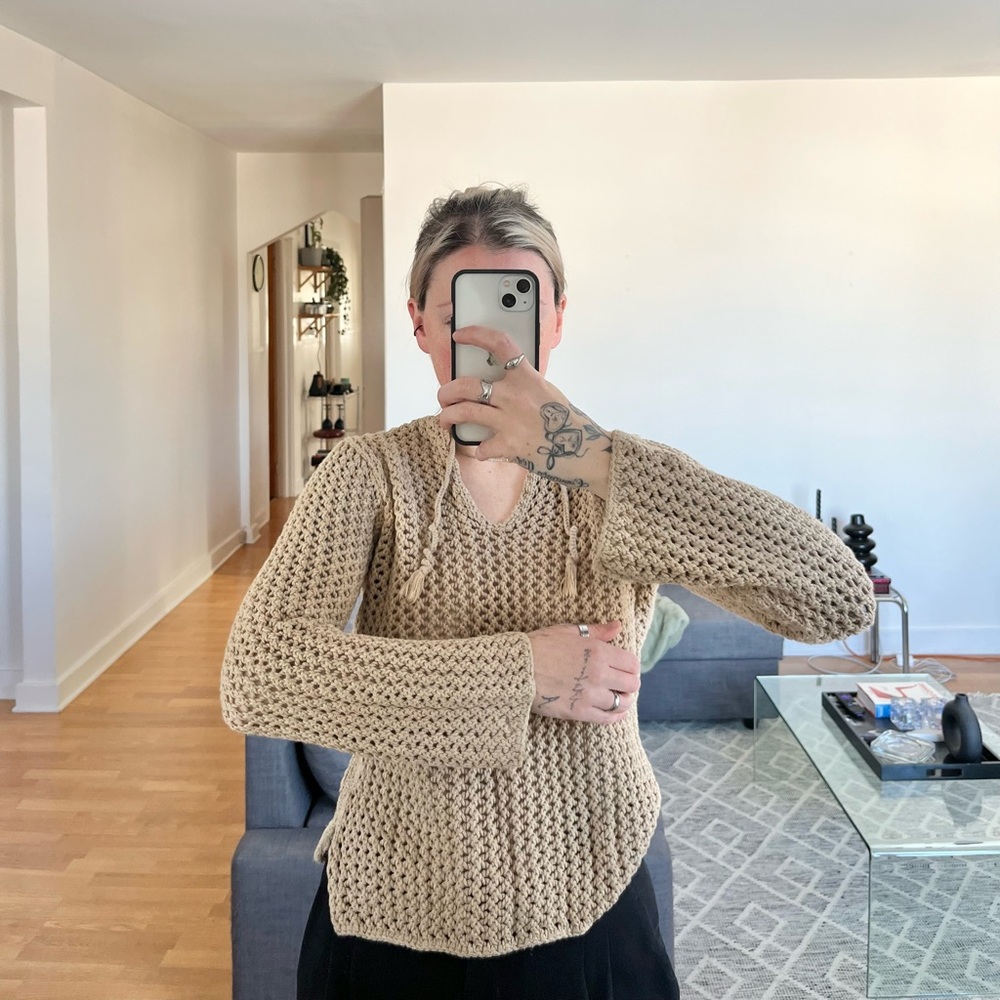 vintage 90’s crochet top